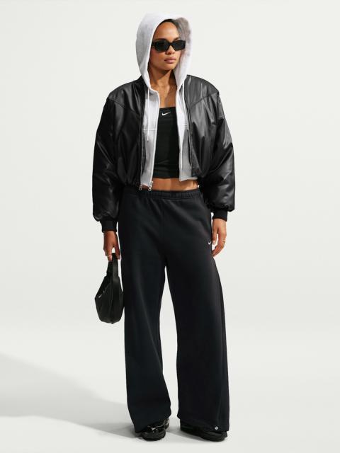 Nike Nike Studio Fleece Medium Weight Women's Loose Pleated Snap Pants