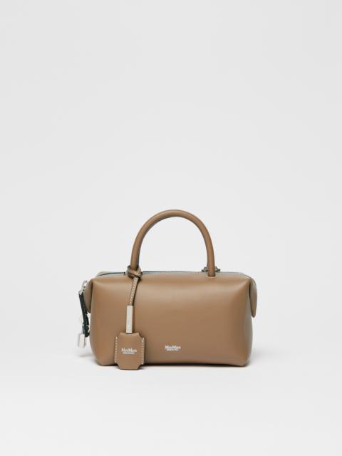 Max Mara HOLDALLS Small shiny leather satchel bag