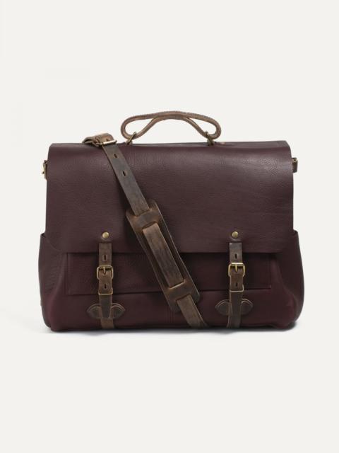 Bleu de Chauffe 48H IRVING EXECUTIVE POSTMAN BAG - PEAT
