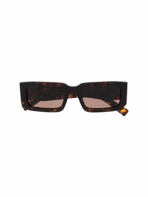 Prada square-frame tortoiseshell sunglasses