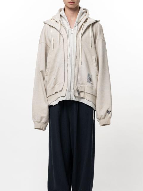 Maison MIHARAYASUHIRO Triple Layered Zip-up Hoodie