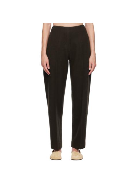 GIA STUDIOS Brown Cocoon Trousers