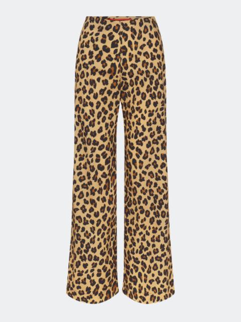 SIMONMILLER Pia Poplin Pant In Cheetah