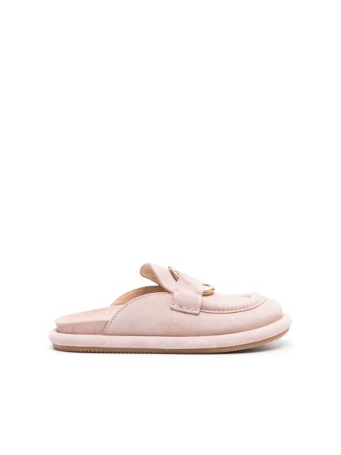 Moncler Bell suede mules