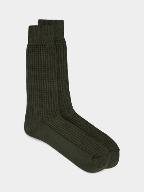 TODD SNYDER Cotton Waffle Sock