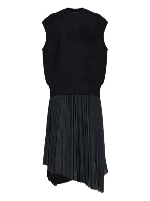 ALLSAINTS pleated midi dress