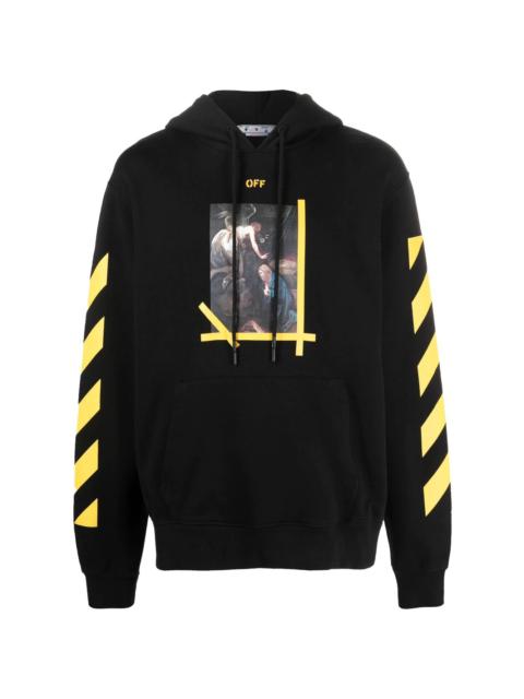Caravaggio-print hoodie