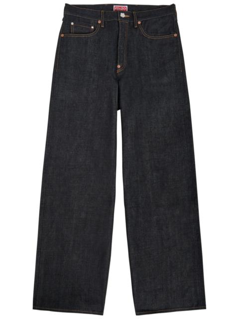 KENZO Kenzo Turn-up Wide-leg Jeans