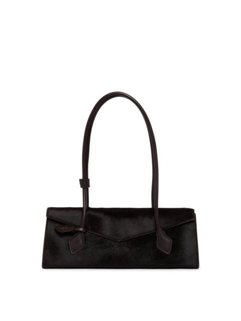 Alaïa Brown Medium Calf Hair Le Teckel Flap Bag