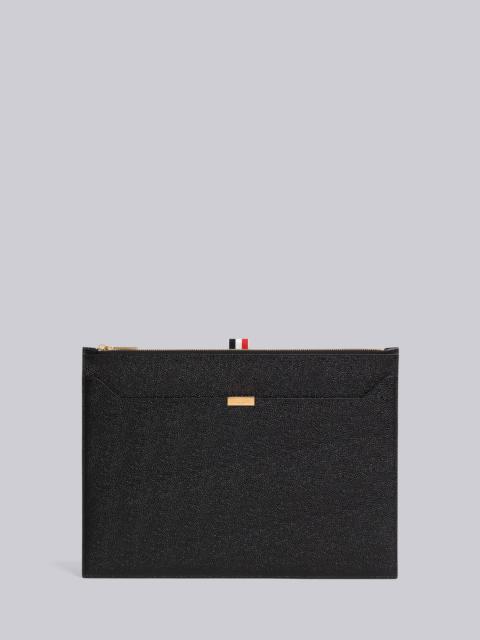 Pebble Grain Leather Lock Medium Document Holder