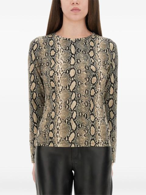 MICHAEL KORS animal-print blouse
