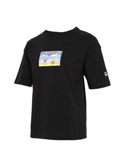 (WMNS) PUMA Downtown Graphic Tee Black 531438-01