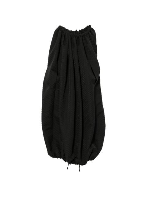 Comme Des Garçons textured gathered dress