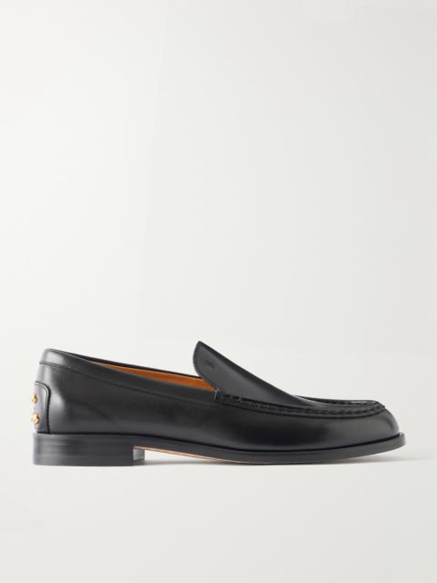 Tod's Logo-debossed Studded Leather Loafers