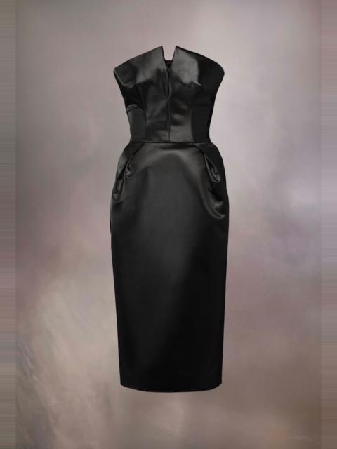 Maison Margiela Cintzed satin dress