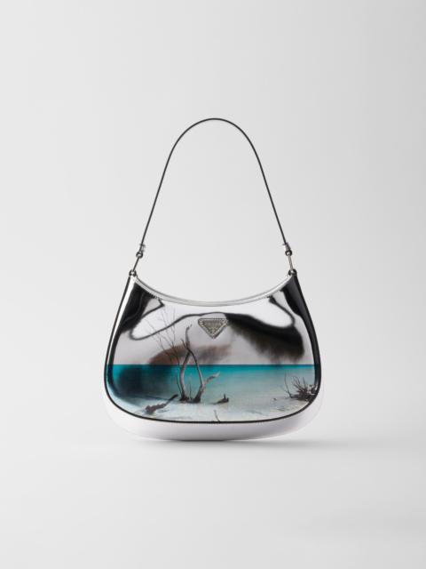 Prada Prada Cleo printed brushed leather shoulder bag