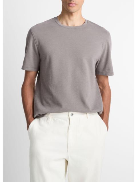 Vince Birdseye Jacquard Pima Cotton T-Shirt