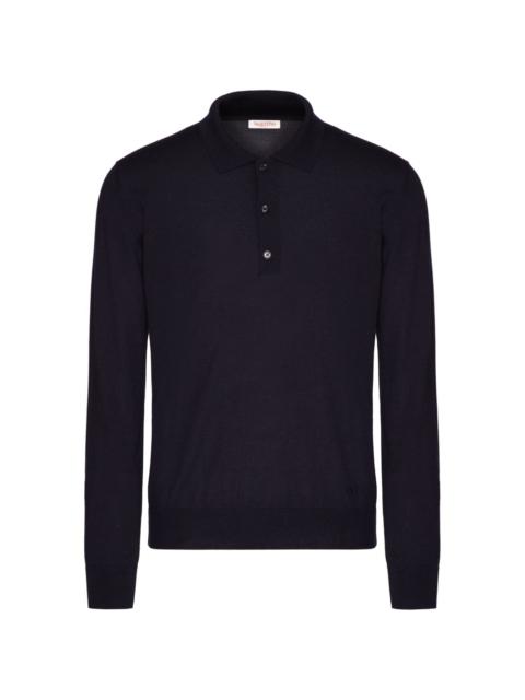 Valentino VLogo Signature embroidered polo shirt