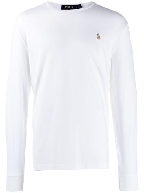 Polo Ralph Lauren logo-embroidered long-sleeve T-shirt