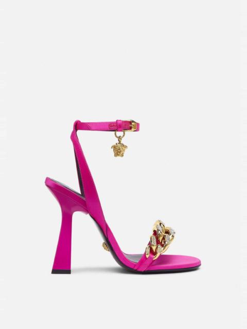 VERSACE Medusa Chain High Heel Sandals