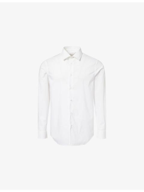Paul Smith Long-Sleeve Cotton-Blend Shirt