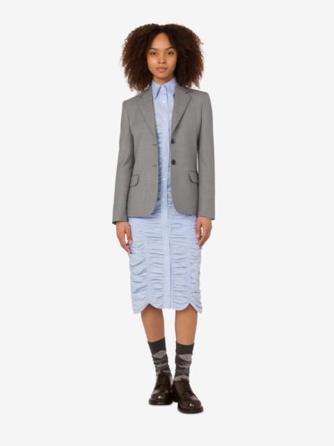 Moschino WOOL CANVAS JACKET LAUREL CROWN
