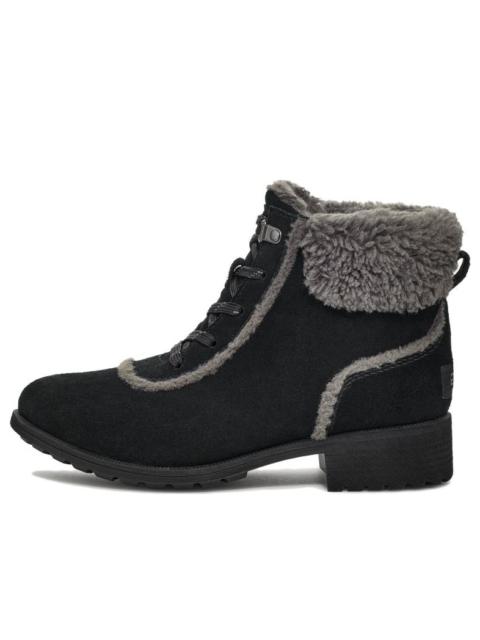 UGG (WMNS) UGG Bodie Fur Lace Boot 'Black' 1153472-BLK