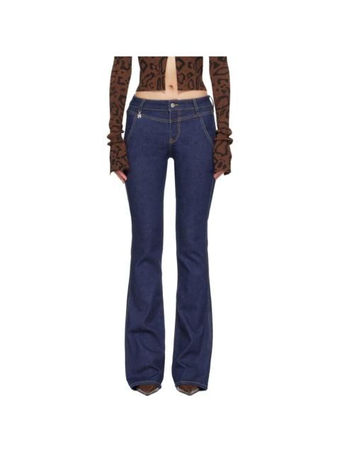 AMIRI Blue Raw Jeans