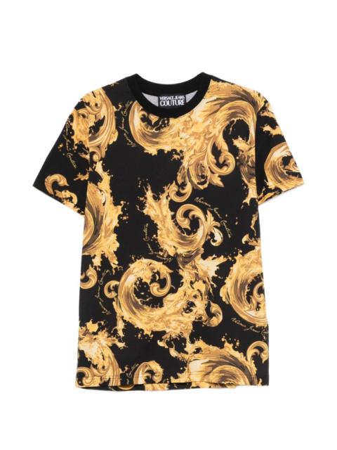 VERSACE JEANS COUTURE baroque-print T-shirt