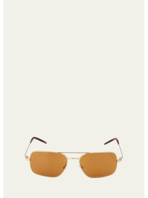 Oliver Peoples Victory 55MM Rectangular Sunglasses