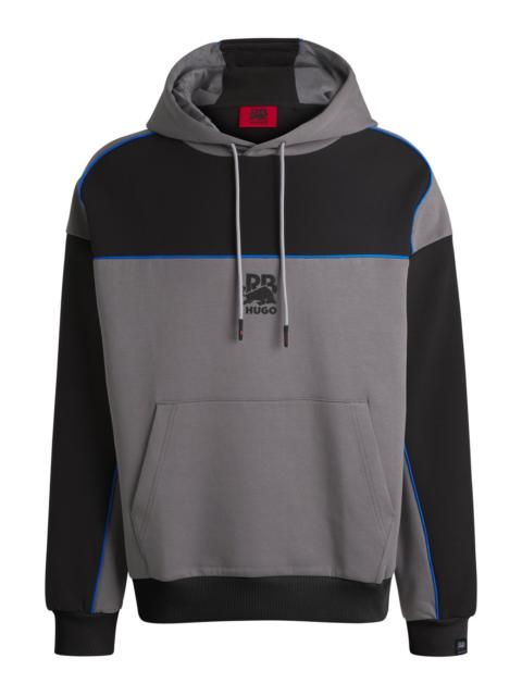HUGO HUGO X RB HOODIE WITH PIPING DETAILS