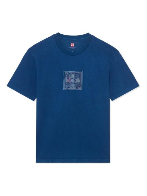 Li-Ning Box Logo T-shirt 'Blue' AHSS144-3