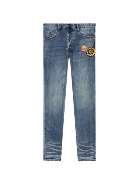BILLIONAIRE BOYS CLUB BB Axil appliqué jeans
