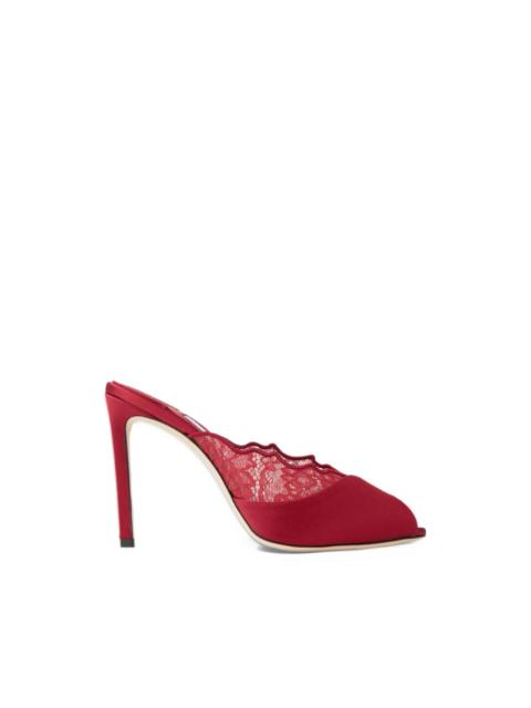 JIMMY CHOO Brigitte 100 mules