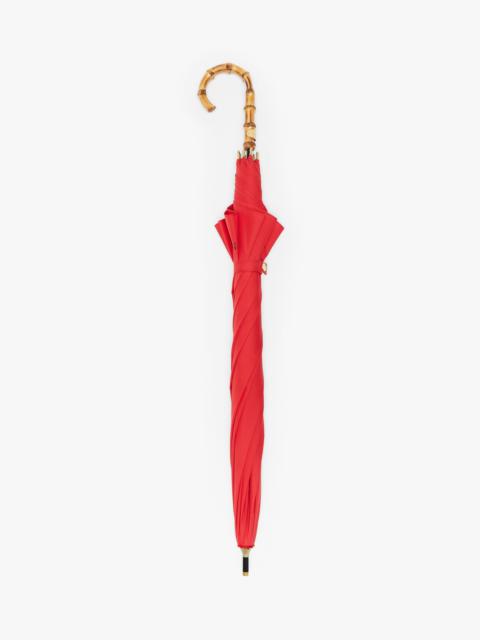 HERIOT RED WHANGEE HANDLE STICK UMBRELLA | ACC-030