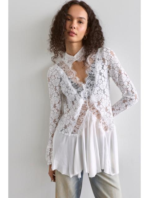 FREE PEOPLE First Crush Lace Tunic