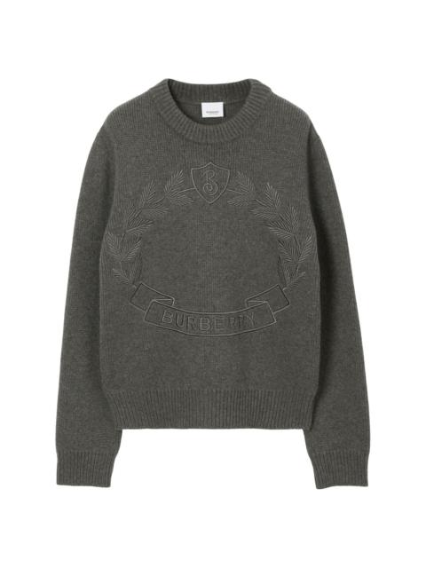 Oak Leaf Crest wool jumper