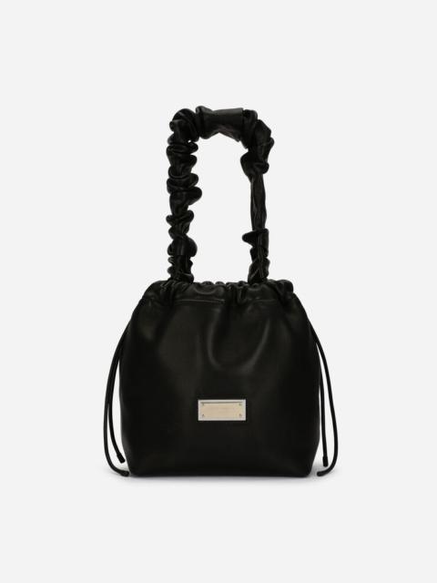 Dolce & Gabbana Nappa leather Soft bucket bag with branded tag