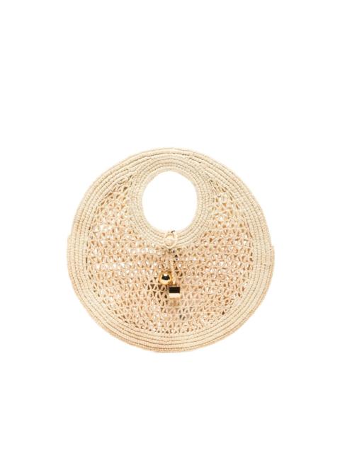 JACQUEMUS small The Spiaggia raffia tote bag