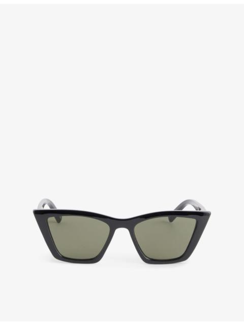 Le Specs Velodrome cat-eye acetate sunglasses