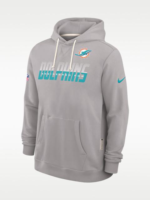Nike Miami Dolphins Sideline Standard Issue Men's Nike Dri-FIT NFL Pullover Hoodie