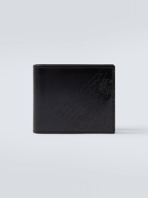Berluti Makore Scritto leather bifold wallet