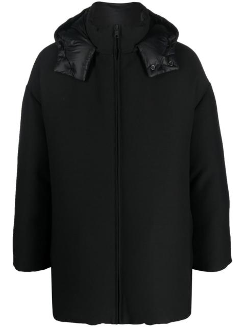 Valentino zip-up hooded coat