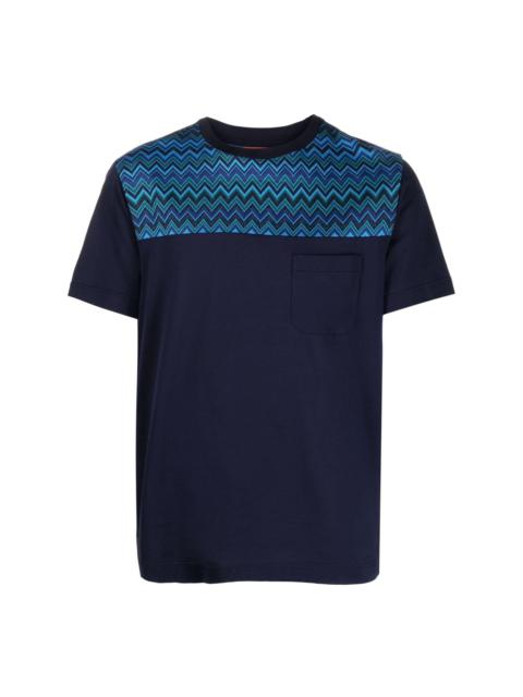 Missoni zigzag-pattern crew-neck T-shirt