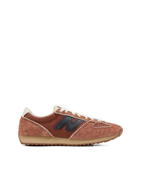 suede panelled sneakers