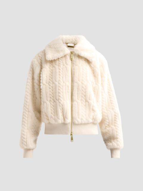 RAMY BROOK Women's Nola Faux-Fur Jacket - Winter White
