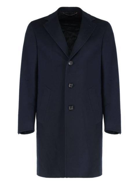 Canali wool single-breasted coat