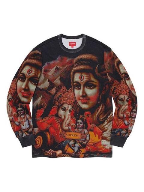 Supreme Supreme FW19 Week 13 Ganesh LS Thermal Black Tee SUP-FW19-10691