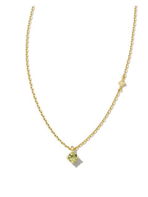 KENDRA SCOTT Maisie 18k Gold Vermeil August Pendant Necklace