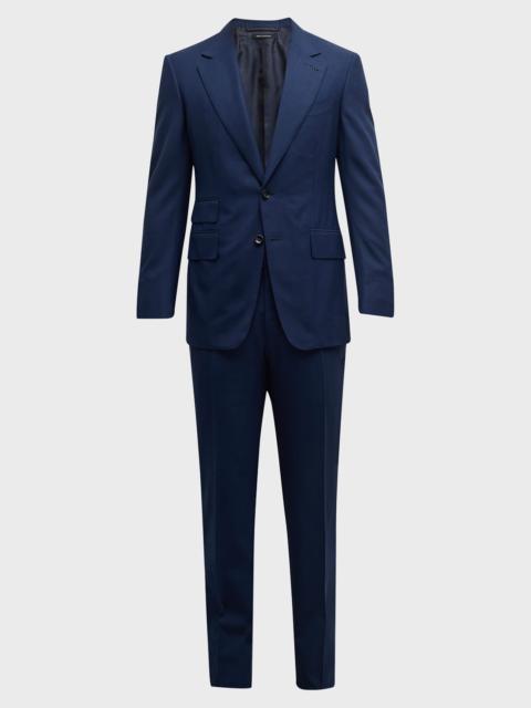 TOM FORD Men's Shelton Mouline Check Suit